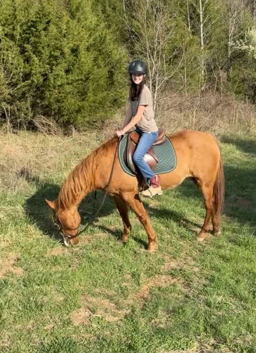 Bennett on Horse Bennett on Horse